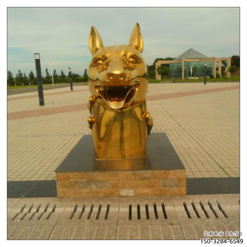不锈钢生肖雕塑,镀钛工艺,公园广场户外摆放 (4) 不锈钢生肖雕塑,镀钛工艺,公园广场户外摆放 (4)