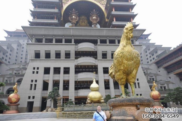 庭院小鸡雕塑,动物小品,网格工艺 庭院小鸡雕塑,动物小品,网格工艺