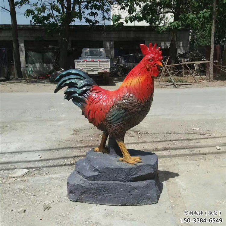 医院小鸡雕塑，景观艺术，抽象工艺