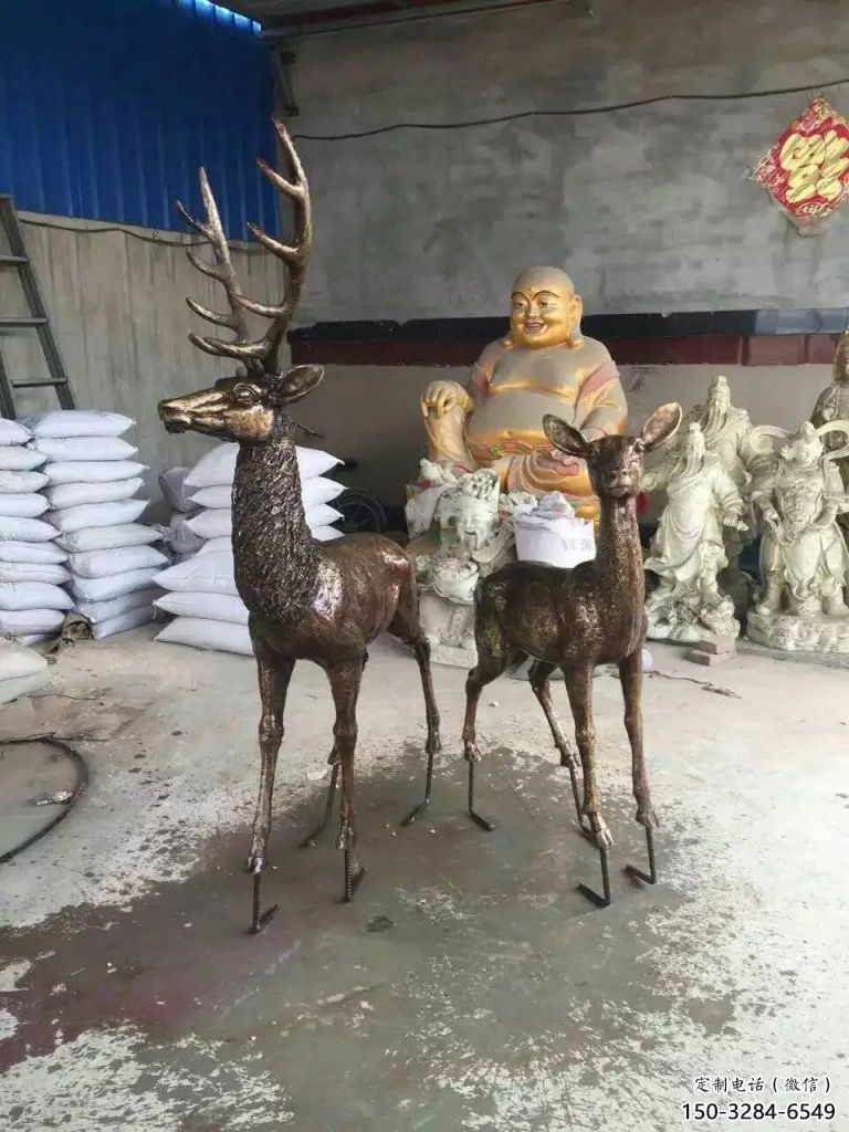 农村驯鹿雕塑,镂空海洋雕塑,抽象效果 农村驯鹿雕塑,镂空海洋雕塑,抽象效果