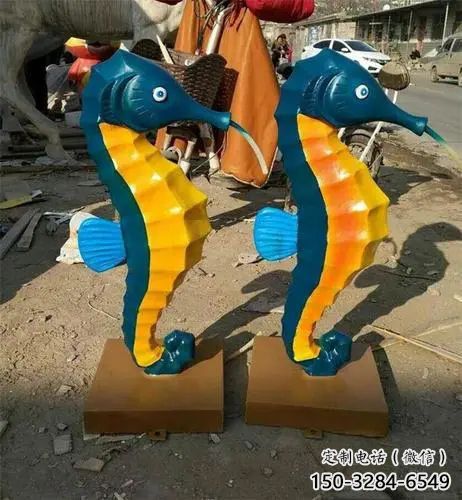 庭院河马雕塑，镀金欧式雕塑，卡通形式