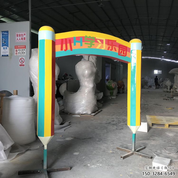 步行街铅笔雕塑 游乐场景观小品 铸造雕塑 步行街铅笔雕塑 游乐场景观小品 铸造雕塑