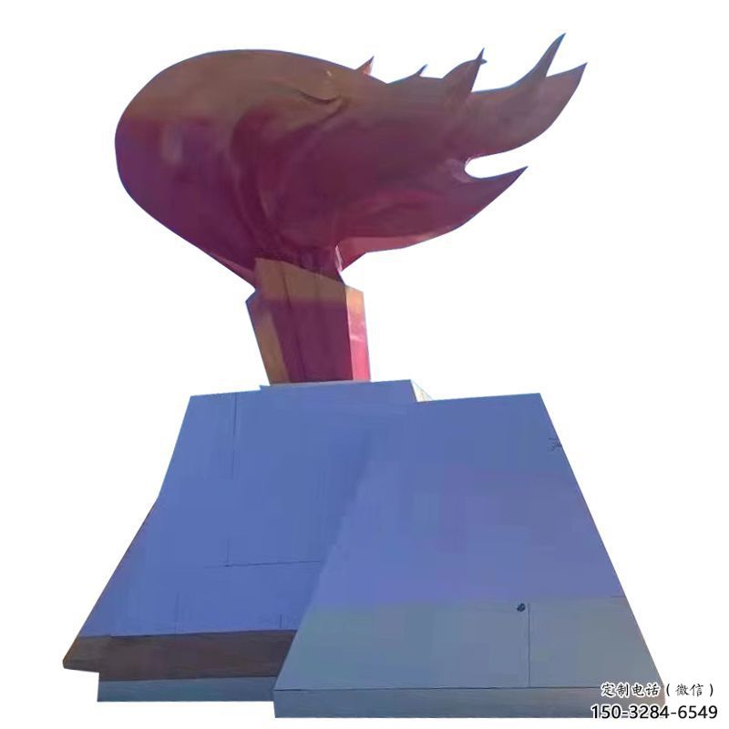 大型火焰雕塑 欧式步行街摆件 彩绘雕塑 大型火焰雕塑 欧式步行街摆件 彩绘雕塑