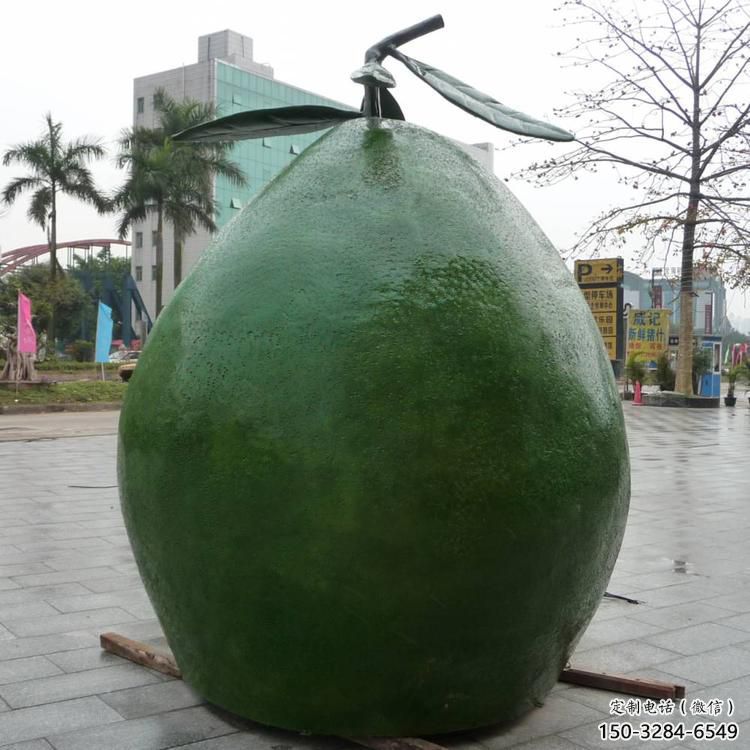 住宅小区柚子雕塑 仿真果蔬雕塑 公园水果雕塑 住宅小区柚子雕塑 仿真果蔬雕塑 公园水果雕塑
