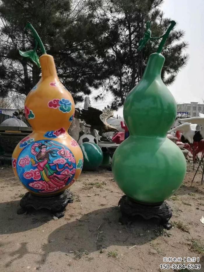 宾馆葫芦雕塑 烤漆大型雕塑 欧式植物雕塑 宾馆葫芦雕塑 烤漆大型雕塑 欧式植物雕塑