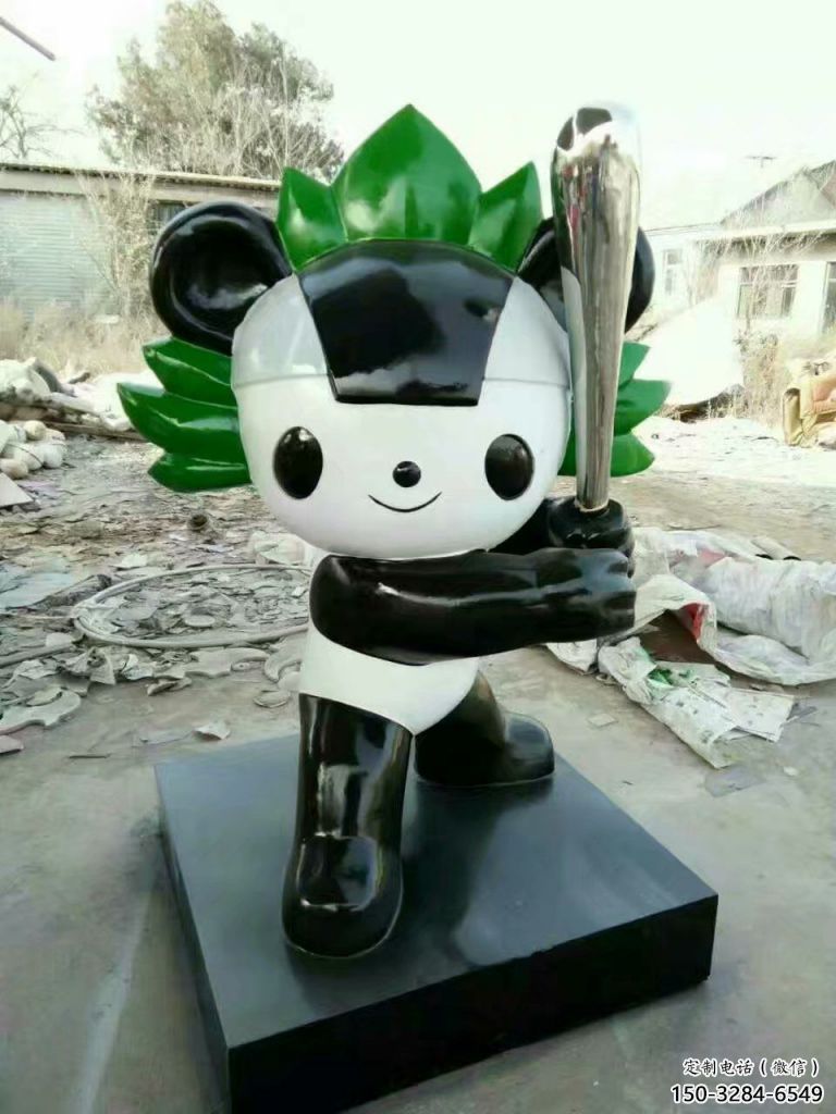 户外福娃雕塑 喷漆景观体育雕塑 彩绘奥运雕塑 户外福娃雕塑 喷漆景观体育雕塑 彩绘奥运雕塑