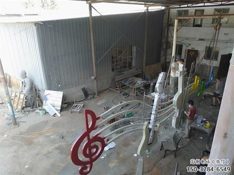 乐谱雕塑 景观校园音乐雕塑 商业街符号雕塑 乐谱雕塑 景观校园音乐雕塑 商业街符号雕塑