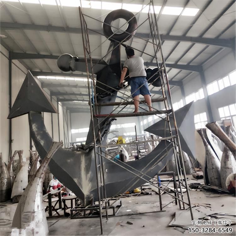 钢管船锚雕塑 异形喷水码头雕塑 农村雕塑 钢管船锚雕塑 异形喷水码头雕塑 农村雕塑