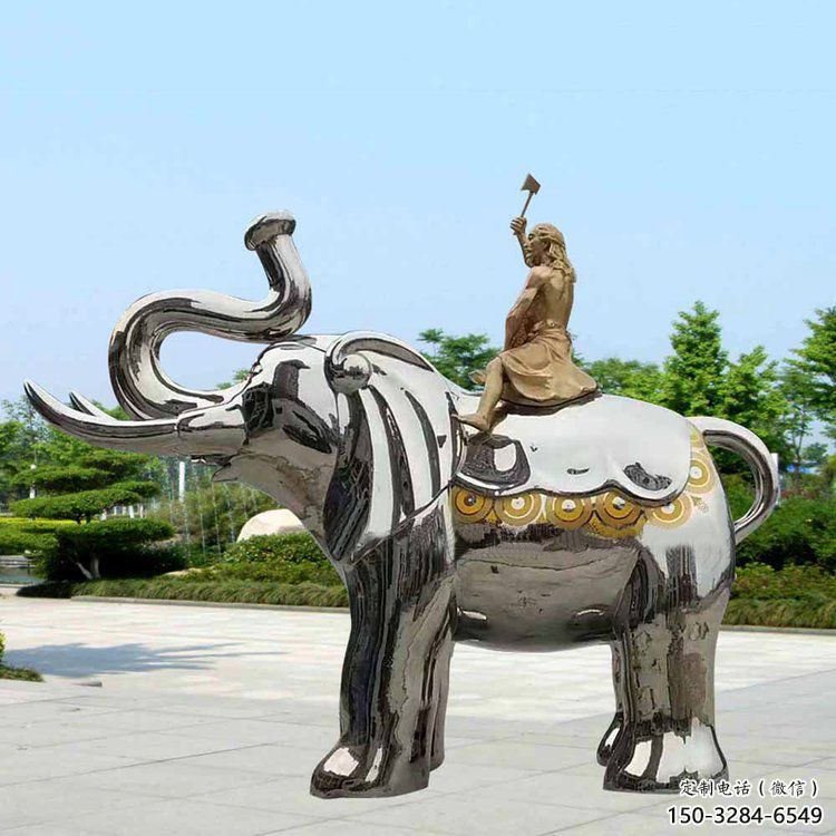 景观大象雕塑工程选用,美陈雕塑,镜面大象雕塑展示 景观大象雕塑工程选用,美陈雕塑,镜面大象雕塑展示