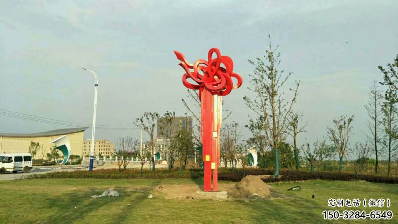 景观中国结雕塑 景观中国结雕塑