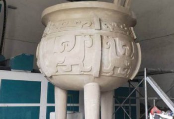 三足圆鼎雕塑磨具
