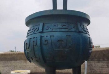圆鼎雕塑，铜器景观雕塑，铸铜工艺