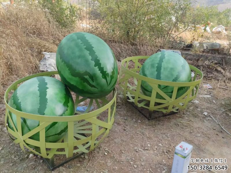 果篮雕塑承接,城市雕塑,景观西瓜果篮雕塑精品 果篮雕塑承接,城市雕塑,景观西瓜果篮雕塑精品
