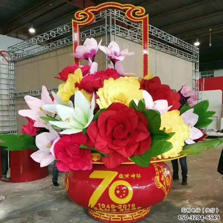 房地产花篮雕塑精品，标识雕塑，小区庆典花篮雕塑供给