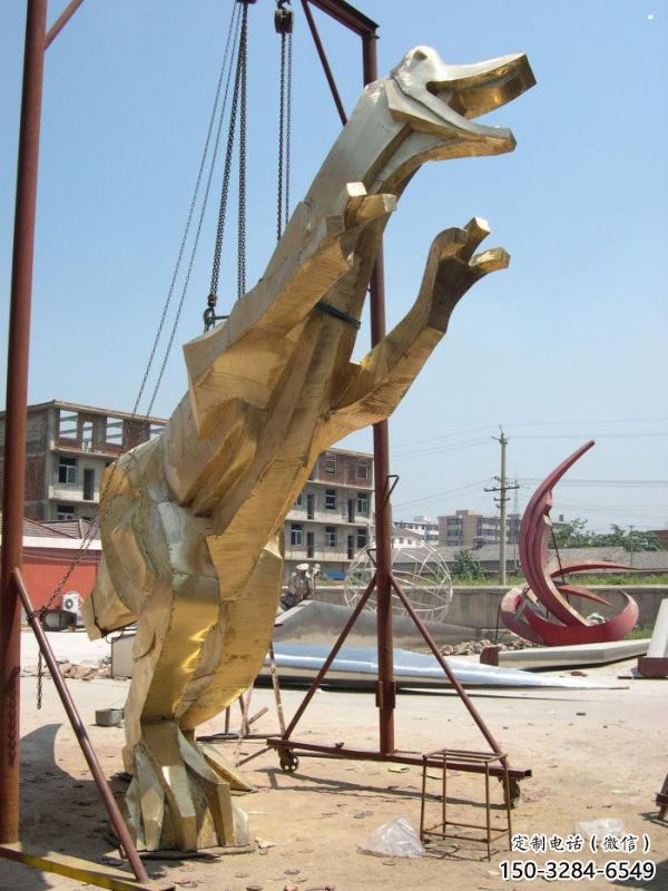 景观恐龙雕塑承接,景区案例,公园几何恐龙雕塑定制 景观恐龙雕塑承接,景区案例,公园几何恐龙雕塑定制