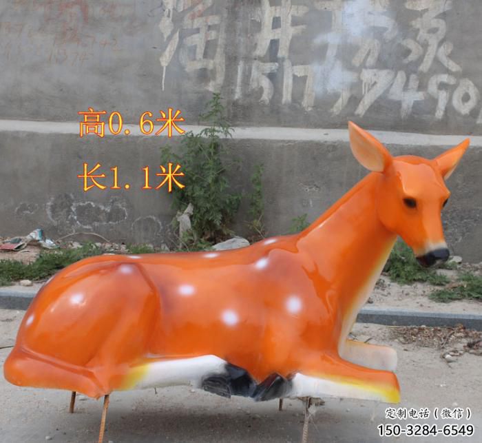 彩绘小鹿雕塑,彩绘工艺,玻璃钢动物雕塑厂家 彩绘小鹿雕塑,彩绘工艺,玻璃钢动物雕塑厂家