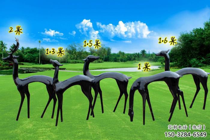 抽象小鹿雕塑专供,美陈雕塑,仿铜小鹿雕塑预定 抽象小鹿雕塑专供,美陈雕塑,仿铜小鹿雕塑预定