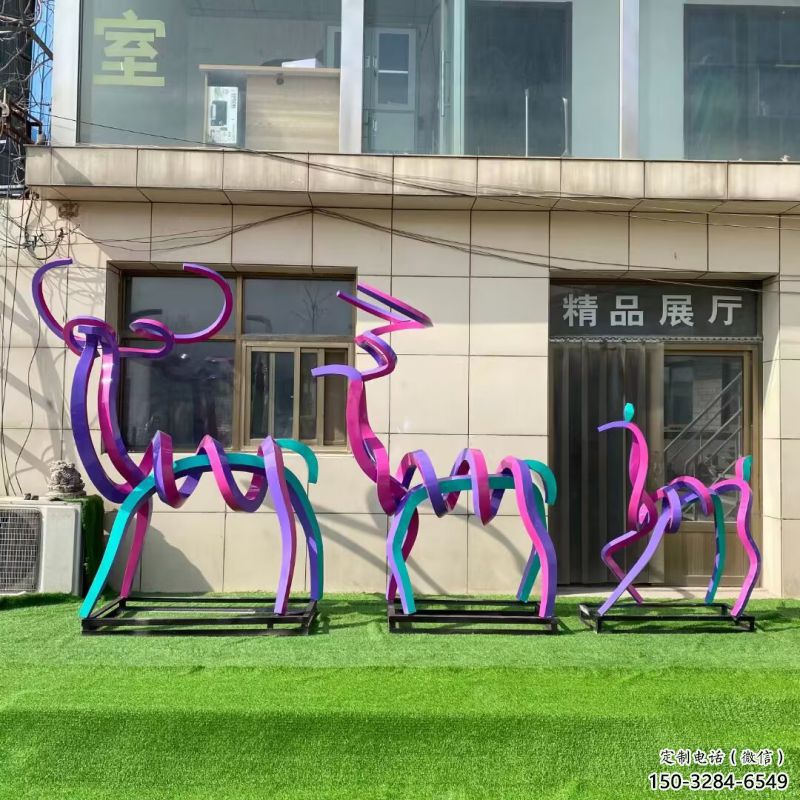 风景区小鹿雕塑 风景区小鹿雕塑