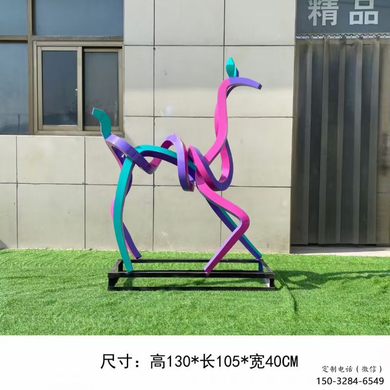 镂空小鹿雕塑