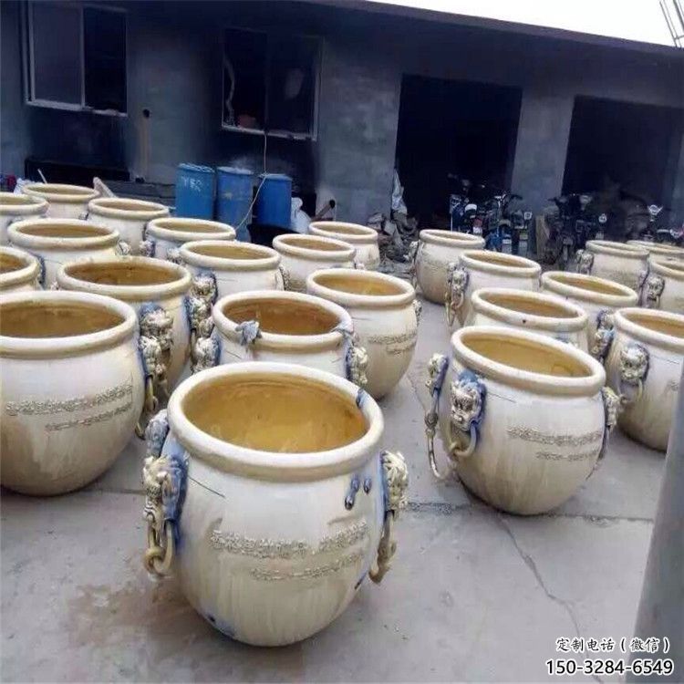 铁缸雕塑制作中