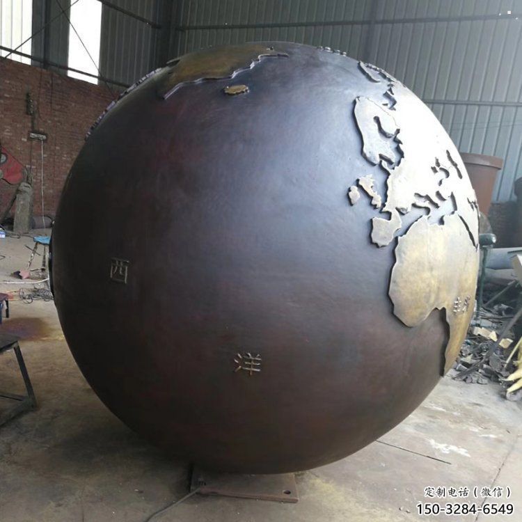 地图雕塑订做，街景小品，户外地图雕塑制作厂家