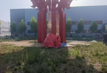 火球雕塑，精神堡垒火球雕塑落地展示