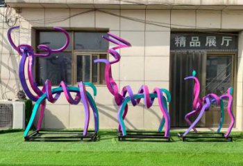 酒店小鹿雕塑