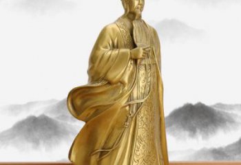 铸铜诸葛亮雕塑
