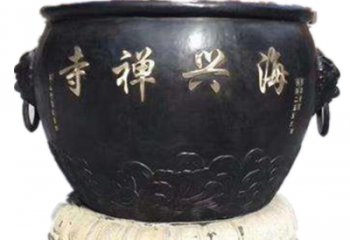 寺庙太平缸景观铜雕塑