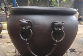仿古铁缸雕塑