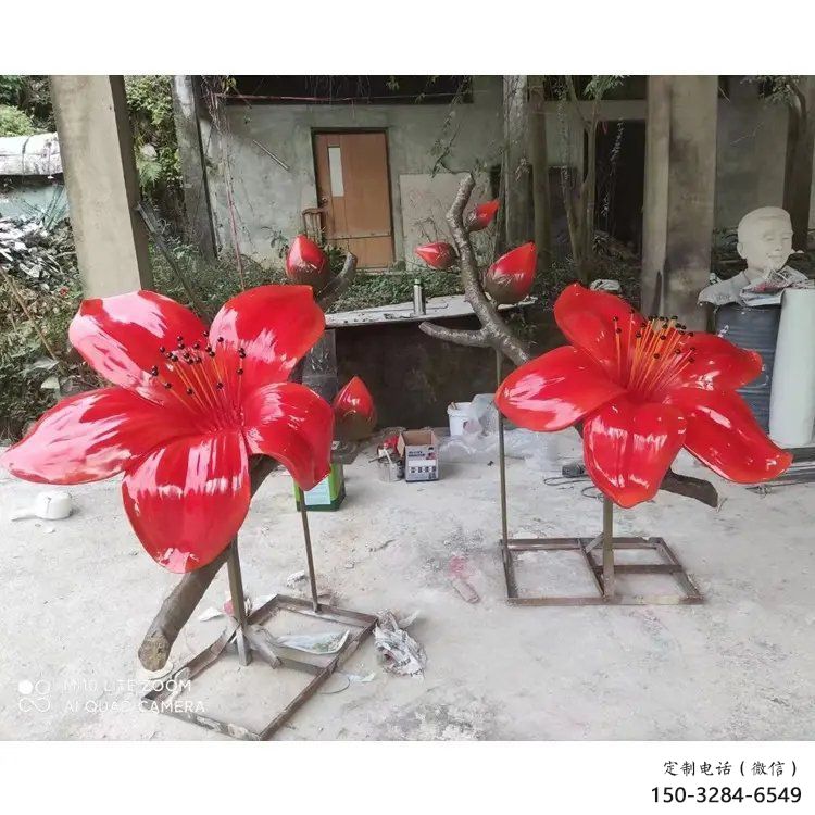 梧桐花雕塑优选,室外雕塑,彩绘梧桐花雕塑厂家优选 梧桐花雕塑优选,室外雕塑,彩绘梧桐花雕塑厂家优选