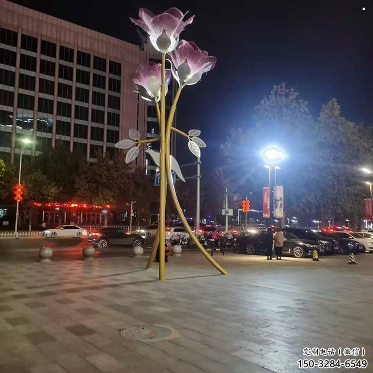 地产紫丁香雕塑定做，城区小品，景观紫丁香雕塑定价
