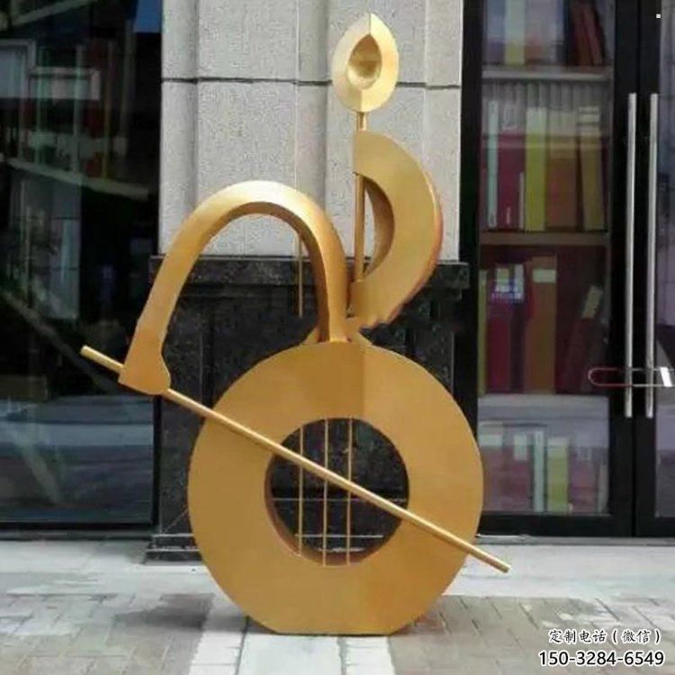 提琴雕塑点击,多彩艺术,不锈钢提琴雕塑订做承接 提琴雕塑点击,多彩艺术,不锈钢提琴雕塑订做承接