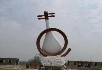 小提琴雕塑专供，露天雕塑，不锈钢小提琴雕塑选用