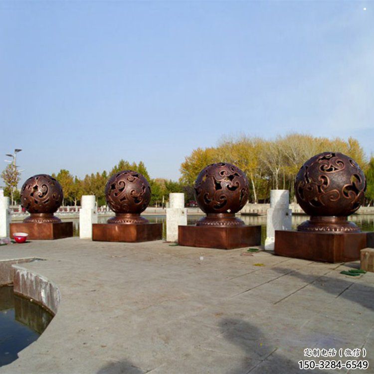 镂空球雕塑承接,村标概念,地产烤漆镂空球雕塑厂家 镂空球雕塑承接,村标概念,地产烤漆镂空球雕塑厂家