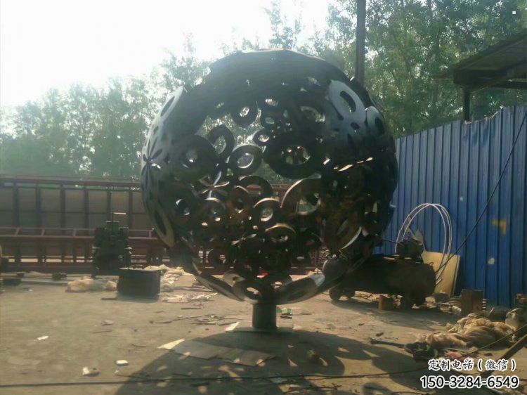 球体雕塑指用，景观雕塑，不锈钢球体雕塑点击