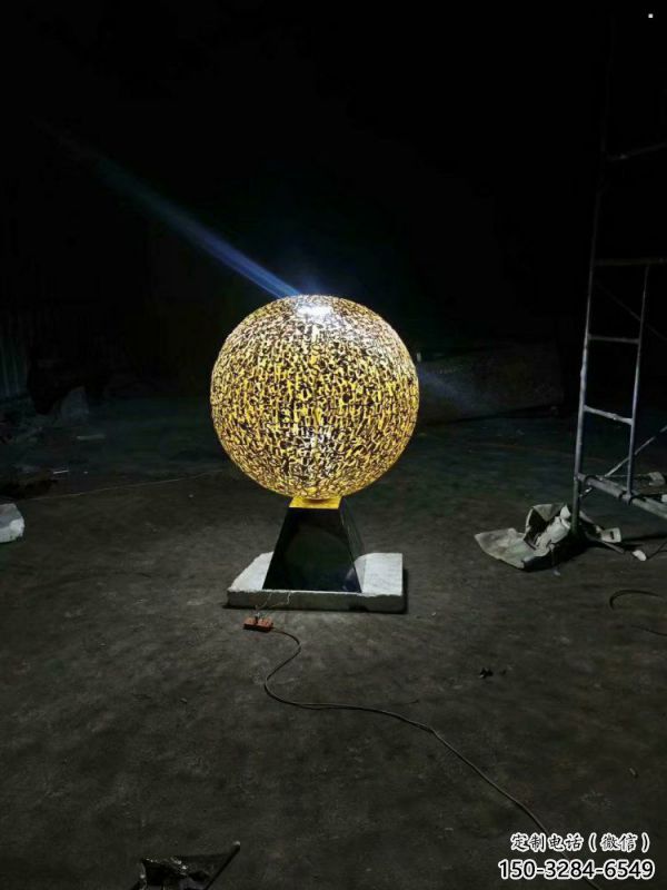 灯光球雕塑制作,景观雕塑,不锈钢灯光球雕塑厂家 灯光球雕塑制作,景观雕塑,不锈钢灯光球雕塑厂家