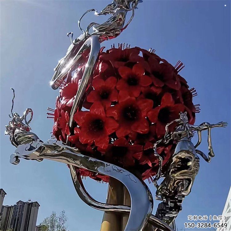花球雕塑制作,锻造工艺,不锈钢花球雕塑选用 花球雕塑制作,锻造工艺,不锈钢花球雕塑选用
