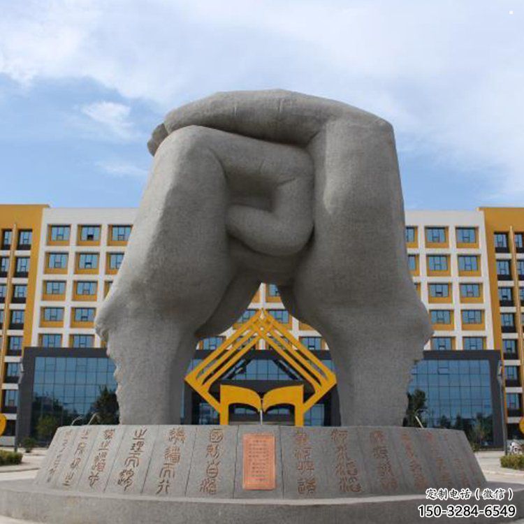 拳头雕塑订做特供，室外软装，不锈钢拳头雕塑供应