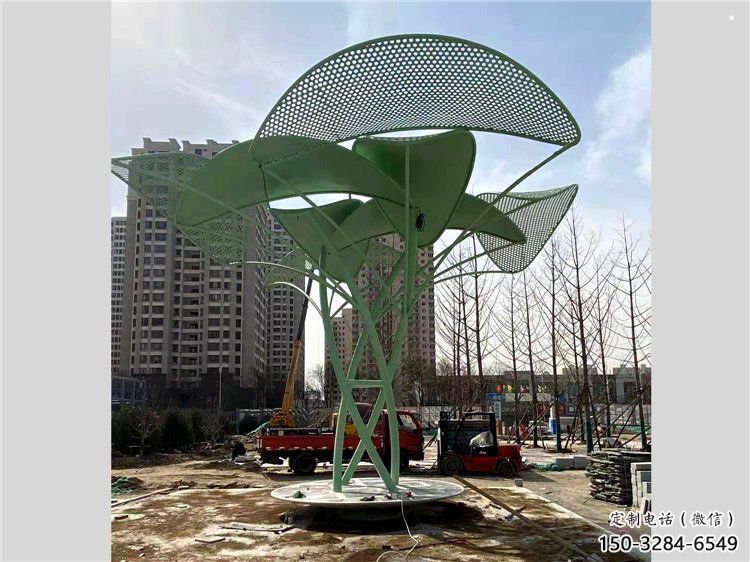 镂空树雕塑提供，美陈雕塑，烤漆镂空树雕塑承接