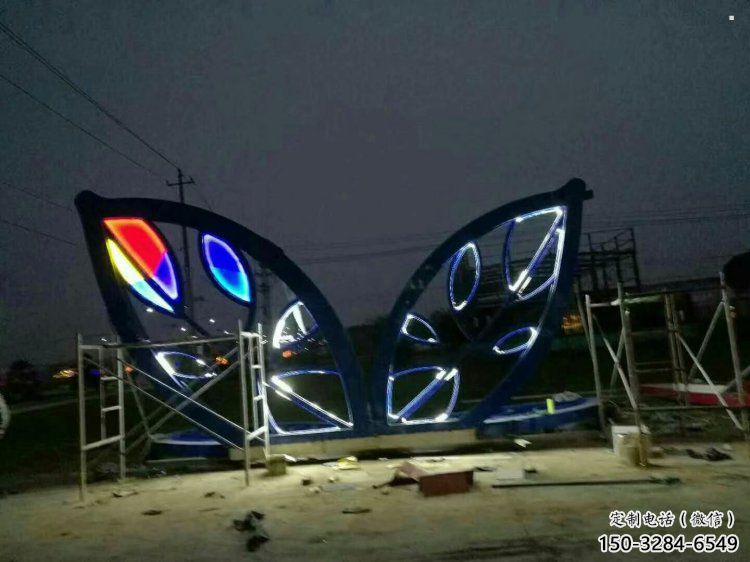灯光树叶雕塑厂家，中式工艺，灯光树叶雕塑精选