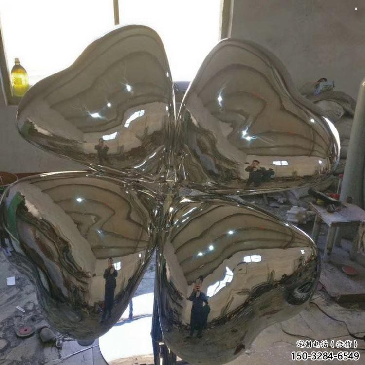 四叶草雕塑制造,广场雕塑,不锈钢四叶草雕塑订做 四叶草雕塑制造,广场雕塑,不锈钢四叶草雕塑订做