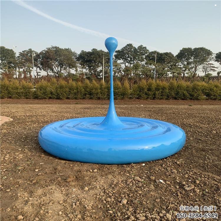 水滴雕塑制造，街景小品，景观烤漆水滴雕塑优价