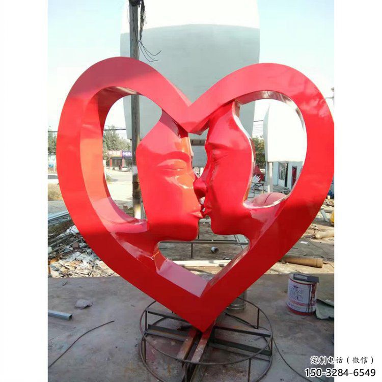 爱心雕塑供需，透雕系列，不锈钢爱心雕塑制造商