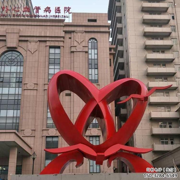大型双心雕塑公司制作,花园小品,不锈钢双心雕塑提供 大型双心雕塑公司制作,花园小品,不锈钢双心雕塑提供