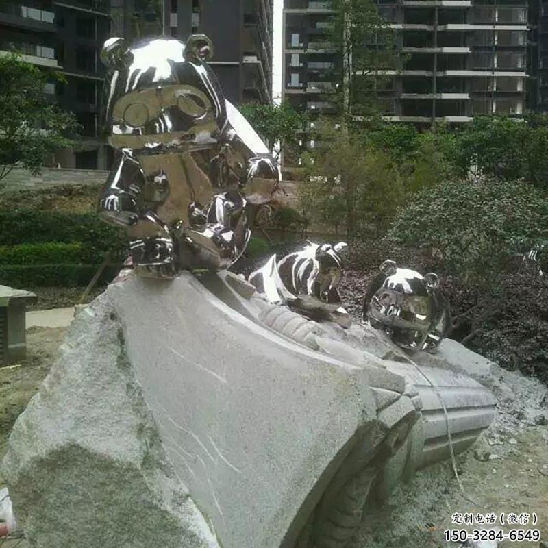 熊猫雕塑摆件优选,陆地摆件,园林不锈钢熊猫雕塑供应 熊猫雕塑摆件优选,陆地摆件,园林不锈钢熊猫雕塑供应