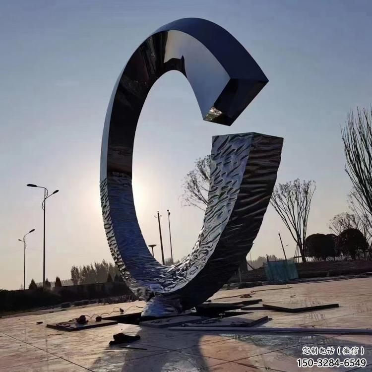 室外圆环雕塑展品,公园小品,不锈钢圆环雕塑供需 室外圆环雕塑展品,公园小品,不锈钢圆环雕塑供需