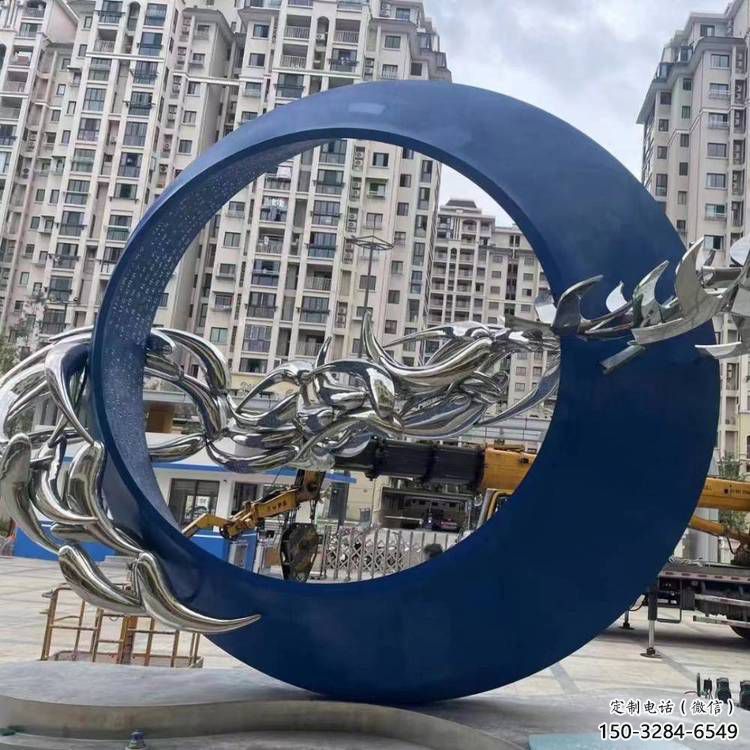 圆环雕塑订做,城市雕塑,烤漆圆环雕塑专供 圆环雕塑订做,城市雕塑,烤漆圆环雕塑专供