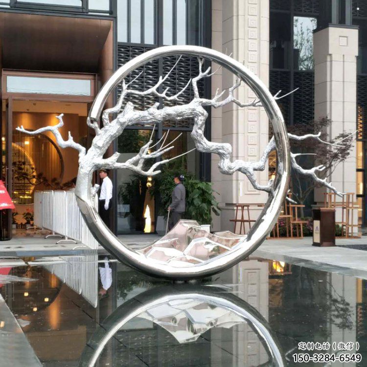 圆环树雕塑订做,户外雕塑,不锈钢圆环树雕塑供给 圆环树雕塑订做,户外雕塑,不锈钢圆环树雕塑供给
