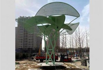 镂空树雕塑提供，美陈雕塑，烤漆镂空树雕塑承接